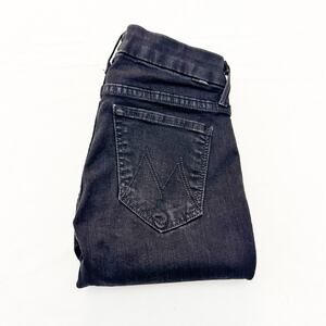 Mother The Looker Inside Zip The Black Sheep and the Princess Denim Jeans SZ 24